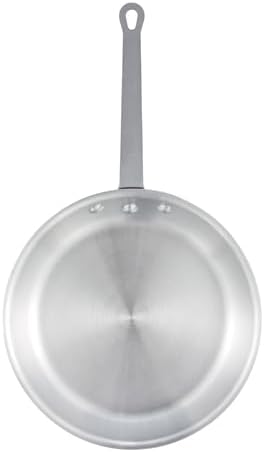 Winco Commercial-Grade Aluminium Fry Pan/Skillet, Satin Finish, 8"