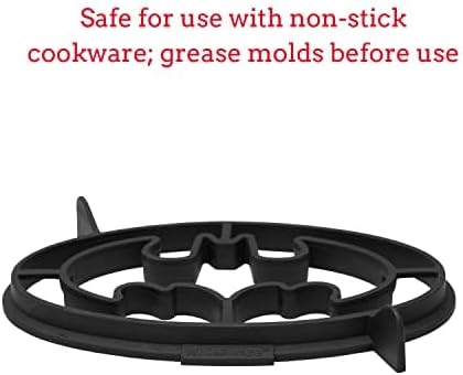 Whiskware Justice League Silicone Pancake Mold and Shaper, Breakfast Art, Dishwasher Safe, BPA and Phthalate Free Plastic, Wonder Woman