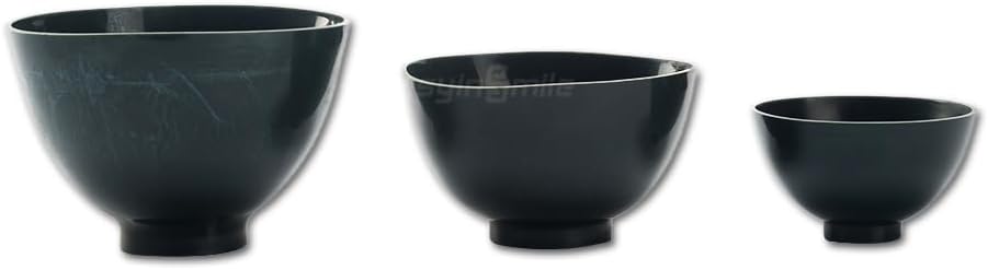 DENTIMICA Dental Lab Rubber Impression Mixing Alginate Bowl Flexible Durable Silicone Mixing Bowl for Alginate, Plaster Materials (M)