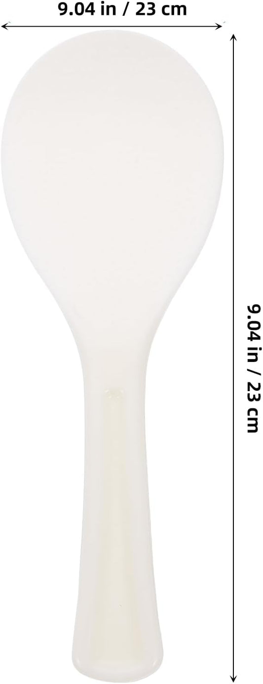 PRETYZOOM Rice Paddle Soup Spoon Reusable Rice Spoon Kitchen Rice Paddle Safe Rice Scooper Easy Storage for Family