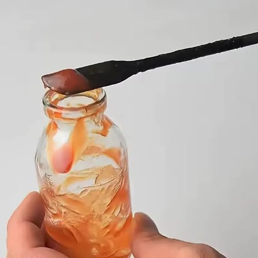 3-Piece Mini Silicone Spatula Set - Heat Resistant, Small & Large for Jars, Bottles, Kitchen - Cooking, Baking, Makeup