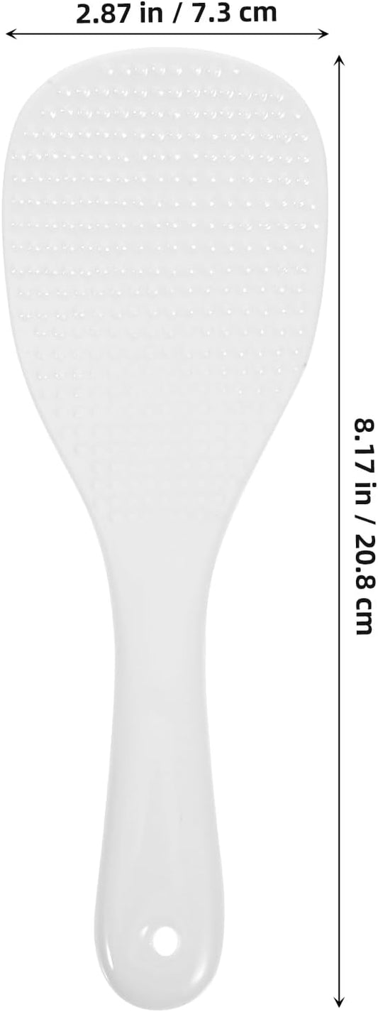 VOSAREA 2pcs Rice Spoons Ceramic Rice Paddles Non-stick Rice Serving Spoon Rice Potato Food Server Spatula Rice Scooper Kitchen Tool Rice Cooker Spoons Cooker Scoops