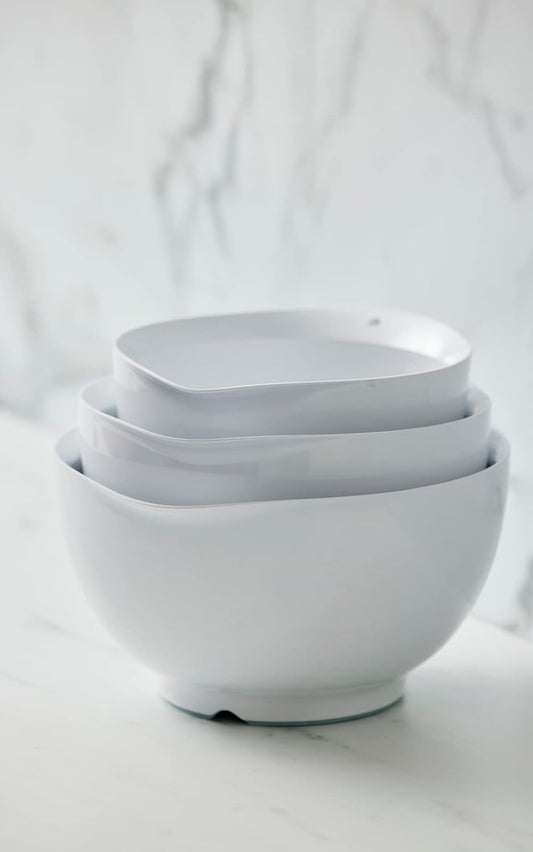 Rosti Precision Craft Mixing Bowl Set 3 Pcs Elevate Your Culinary Experience Stylish Nesting Bowls for Effortless Cooking and Baking