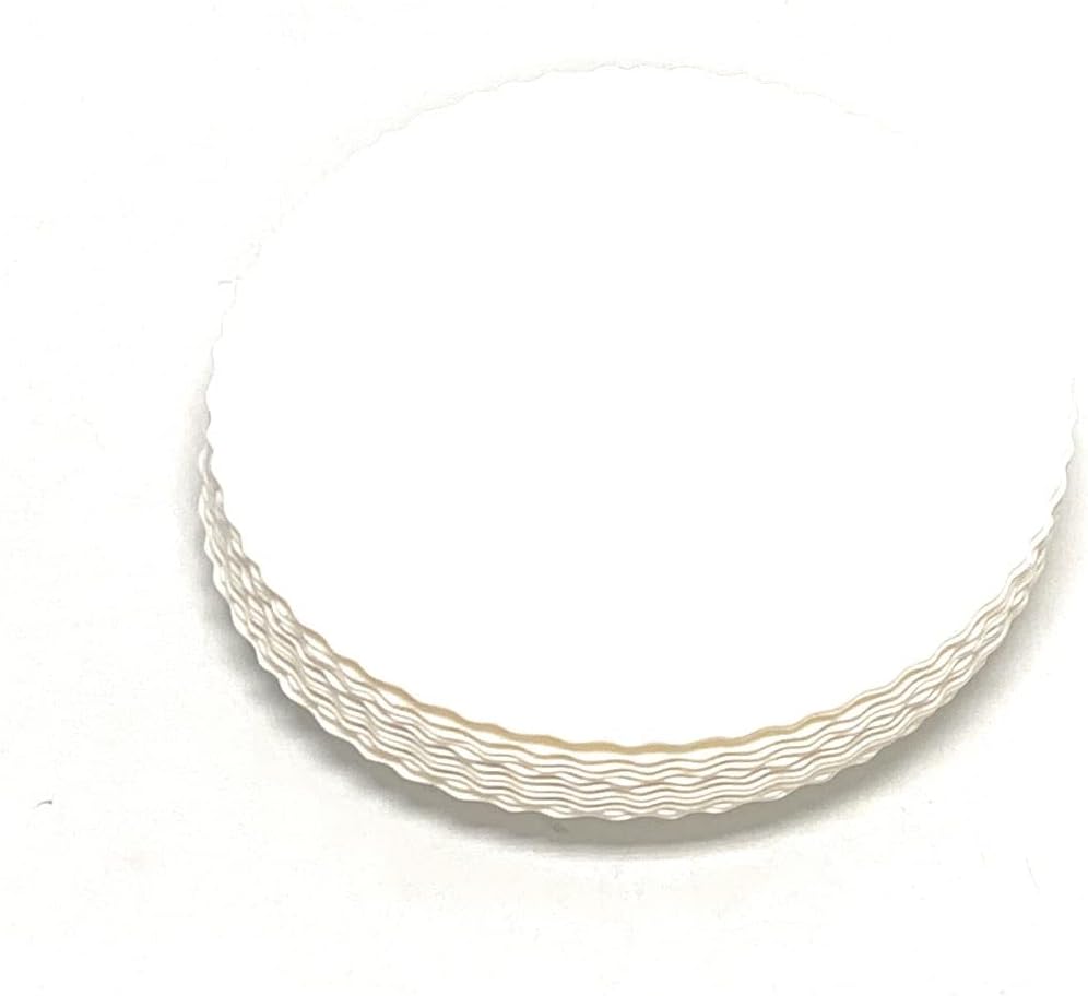 Mintra Home Curly Collection (9.75in Plate - 12pk, White)