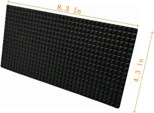 Firsgrill 8.3"×4.3" Heavy-duty Cast Iron Grill Burger Press and Meat Steak with Wood Handle for Blackstone Camp Chef Pitboss Weber Griddle Grills (Rectangle)