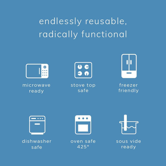 Stasher Premium Silicone Reusable Food Storage Sandwich Bag, Aqua, Microwave, Sous Vide, Dishwasher, Oven and Freezer Safe, BPA Free, Leak-free, Eco-friendly, 28 Oz (Pack of 2)