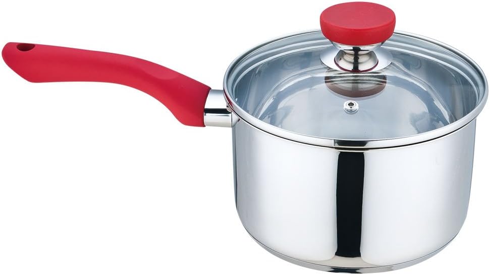 Culinary Edge Stainless Steel Nonstick 4-Piece Double Boiler Set Saucepan and Steamer