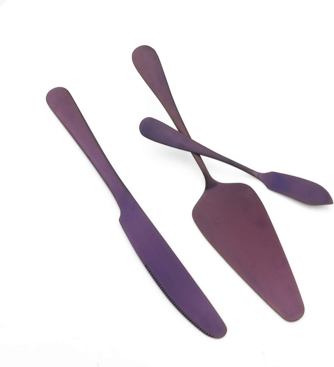 Gugrida Luxury 18/10 Stainless Steel Flatware Set Matte Black Silverware Set