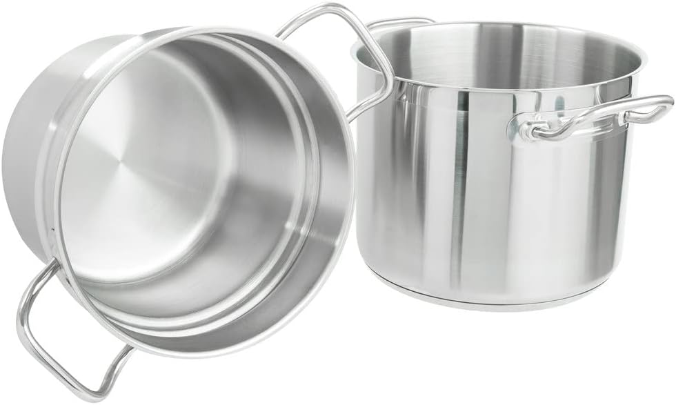 TrueCraftware-12 Quart Stainless Steel Double Boiler 3 Piece Set- Steam Melting Pot Cookware Stainless Steel Double Boiler Pot for Melting Chocolate Candy Butter Cheese Dishwasher & Oven Safe