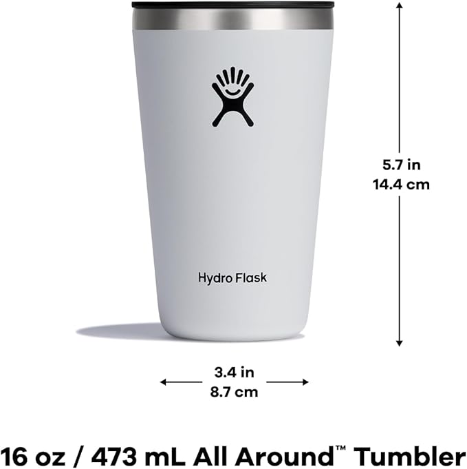 Hydro Flask 16 Oz All Around Tumbler Press-In Lid Oat