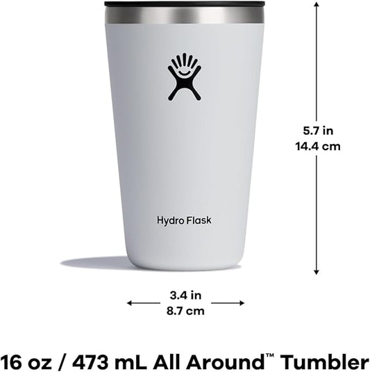 Hydro Flask 16 Oz All Around Tumbler Press-In Lid Oat