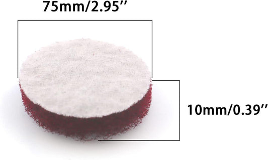 Heavy Duty Scour Pads, Non-Scratch Scrub Sponges, ULIFESTAR 5PCS Dish Scrubber Scouring Pads, Dual-Sided Reusable Household Scrub Pads for Dishes,Dish Cleaning Tool,Kitchen Scrubbers & Metal Grills