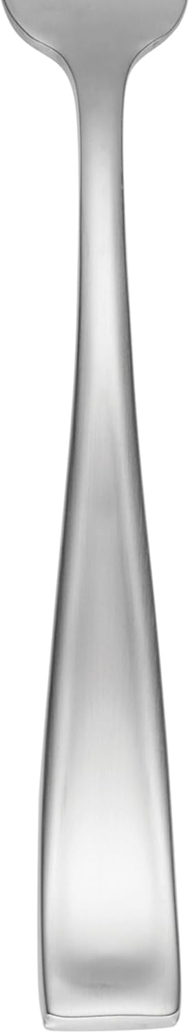 Oneida Silverware Set, Moda Fine Flatware 4-Piece Iced Teaspoon Set, Service for 4, Dishwasher Safe, 18/10 Stainless Steel, Mirror Finish, Home and Kitchen Utensils, Long Spoons (Silver, 4 Piece)