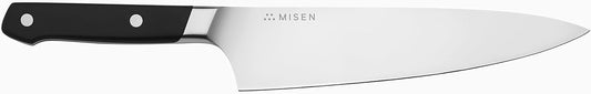 Misen 8" Chef Knife – High Carbon Japanese AUS-10 Stainless Steel – Hybrid German & Japanese Blade – Precision Kitchen Knife for Professionals & Home Cooks – Ultimate Cutting Performance - Black