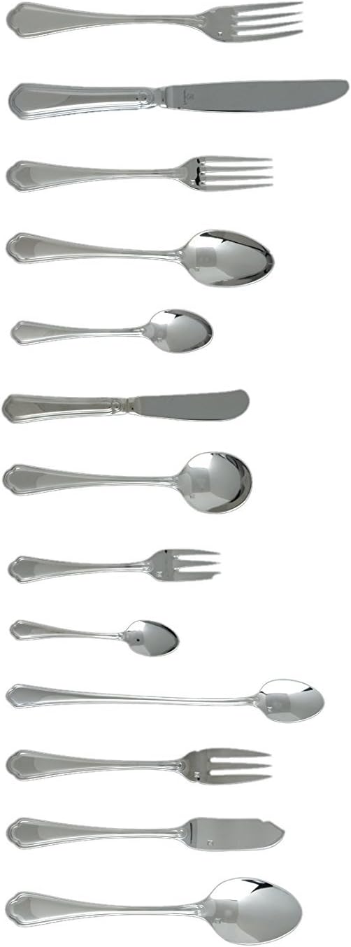 Fortessa Medici 18/10 Stainless Steel Flatware Appetizer/Cake Fork, Set of 12