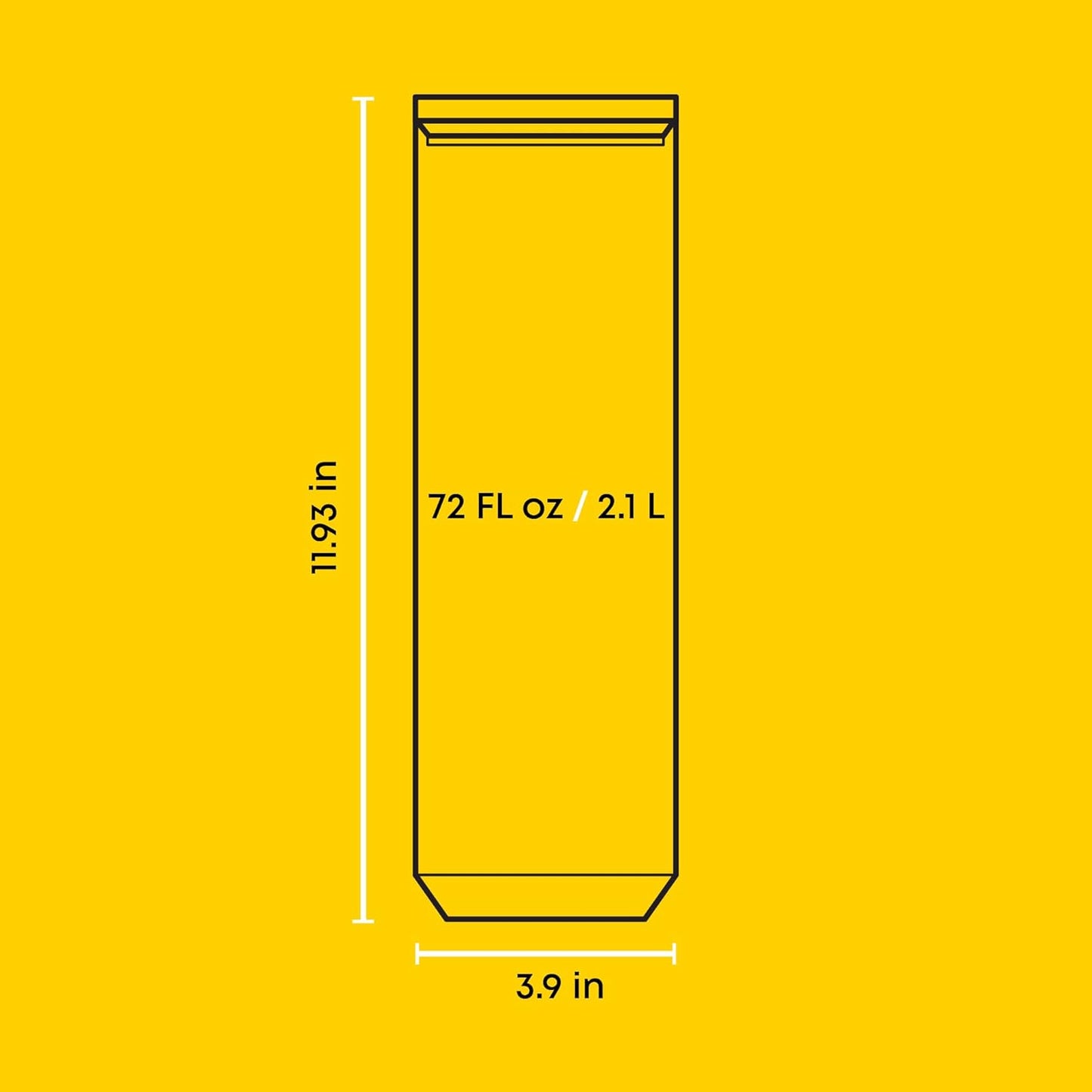 JoyJolt Holden 72oz Stackable Glass Storage Containers with Lids, Large Kitchen Food Storage Canisters with Acacia Wood Lids, Airtight Canister Set of 3 for Pasta Sugar Flour, Pantry Organization