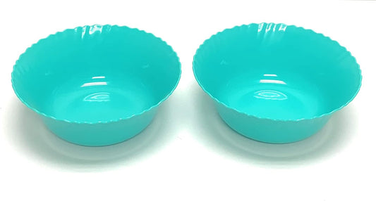 Mintra Home Curly Collection (9.75in Medium Bowl 2pk, Teal)
