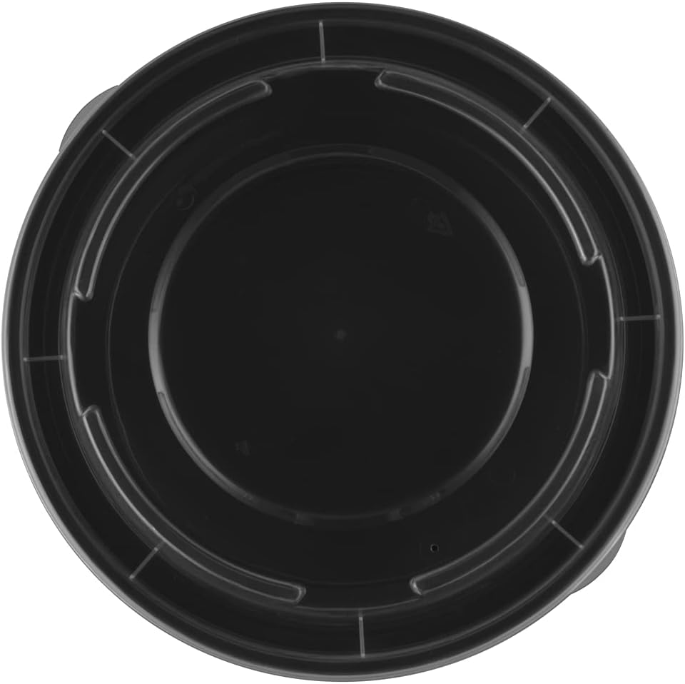 TIYA Food Containers – 32 oz Bulk 150 Pack with Lids – Plastic To-Go Round Bowls – Reusable, Microwavable, Dishwasher Safe – Leak-Proof, Great for Meal Prep – BPA-Free