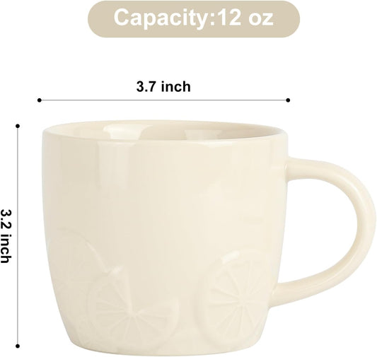 Frog Ceramic Cup Hidden 3D Animal Inside Mug,Cute Cartoon Handmade Figurine Mug,Christmas Birthday Surprise for Friends Family or Kids (Cream Frog)