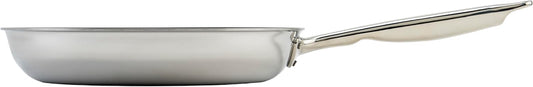 WINCO Tri-Ply Frying Pan, 12-dia, Silver