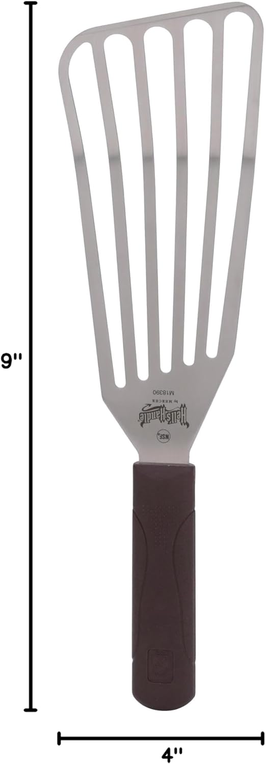 Mercer Culinary Hell's Handle Large Fish Turner/Spatula, 4 Inch x 9 Inch