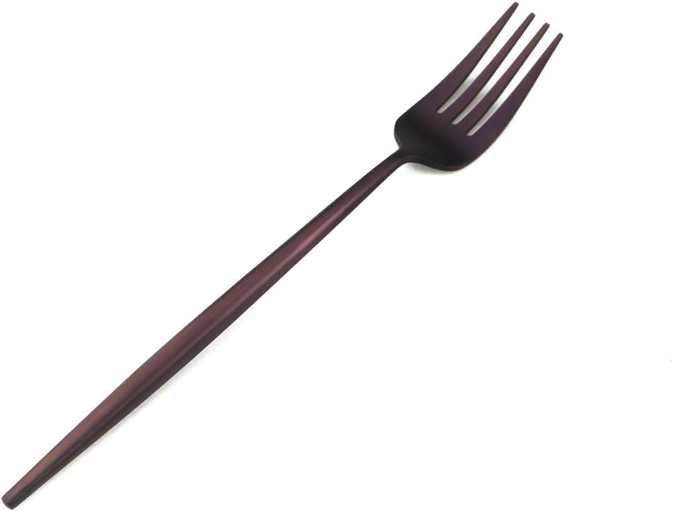 Gugrida 20-Piece 18/10 Stainless Steel Flatware Silverware, Luxury Dinnerware Set Travel Cutlery Tableware Include Knife Fork Spoon Service for 4,Healthy & Eco-Friendly Dishwasher Safe (Purple Matte)