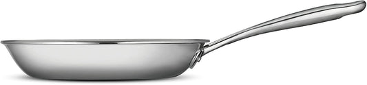 Tramontina Boston Tri-Ply Clad Stainless Steel 8-Inch Small Frying Pan, Induction-Ready Skillet, Dishwasher-Safe, NSF-Certified