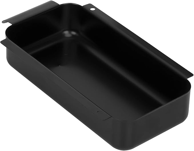 BBQ Future Grill Grease Pan Replacement for Char-Broil 9328812P06 G416-0015-W1, Black Steel Grease Cup Drip Pan Accessories for Most Charbroil Gas Grills