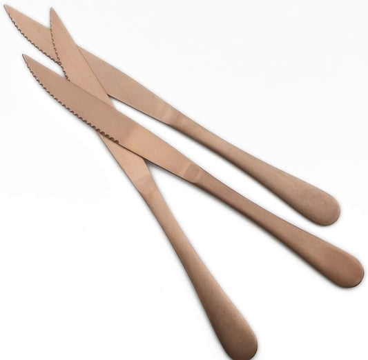 Gugrida Luxury 18/10 Stainless Steel Flatware Set Matte Black Silverware Set