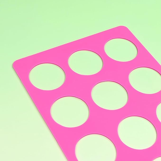 mostsom Round Silicone Chocolate Molds, Cheese Chocolate Mat, Cookie Stencil Chablon Molds, Cake Decorating Tools, Bakeware Accessories for DIY Baking & Kitchen Decor (D_ Round)