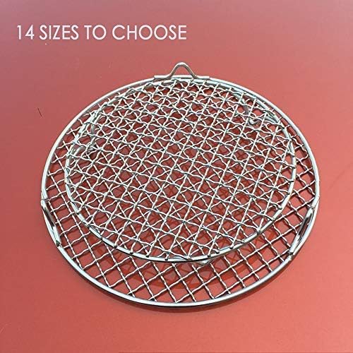 Grill Wire Cooling Racks for Oven Use Dia 11" Stainless Round Cooking Racks for Barbecue Air Fryer Instant Pot Pressure Cooker Canning Dutch Oven (280mm/11)