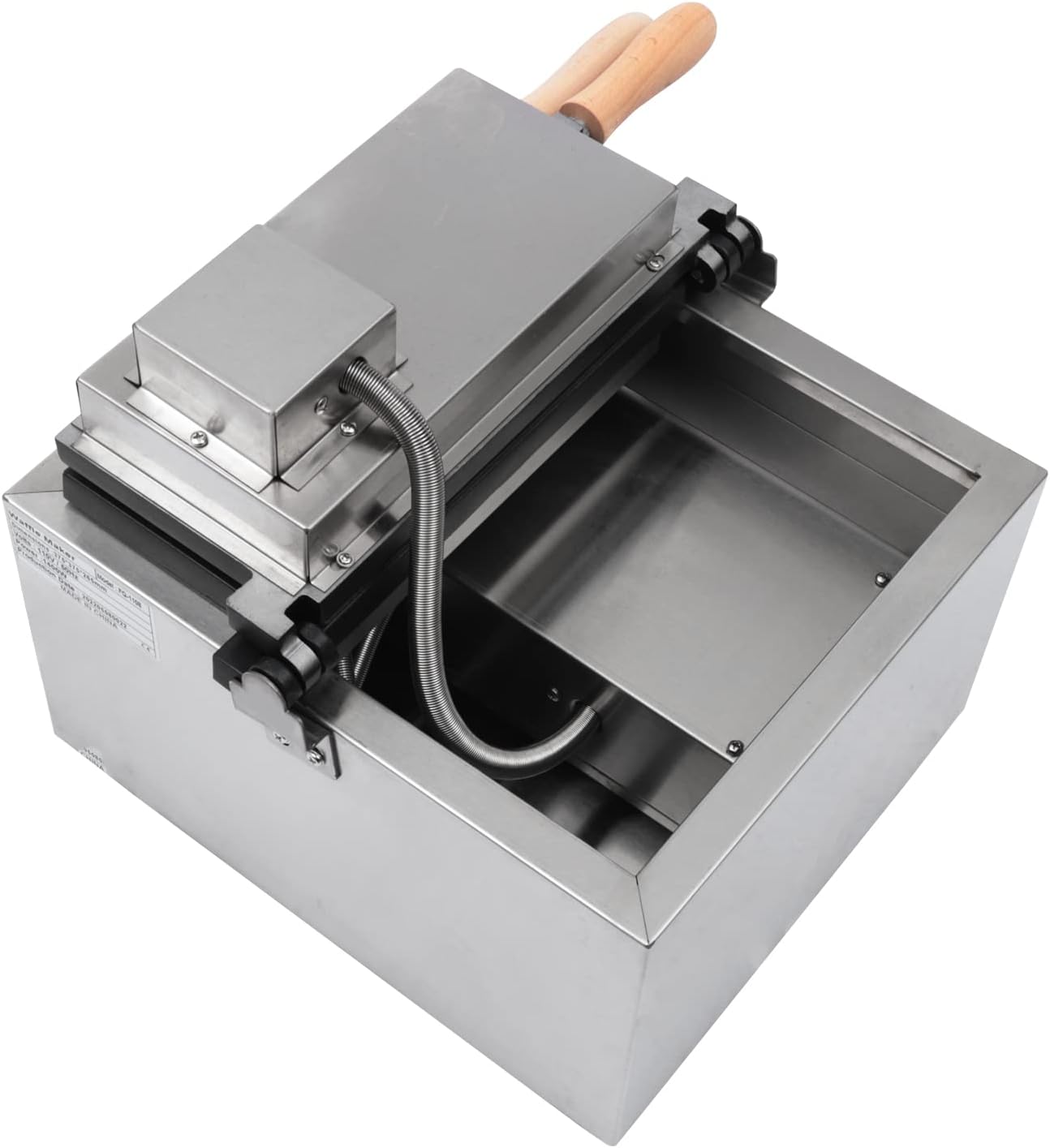 1400W Commercial Double Waffle Maker, 3 Grids Electric Waffle Maker Non-Stick Stainless Steel Belgian Waffle Iron w/Time & Temper Adjustable|180°Rotating, Large Waffle Machinefor Restaurant Party Food