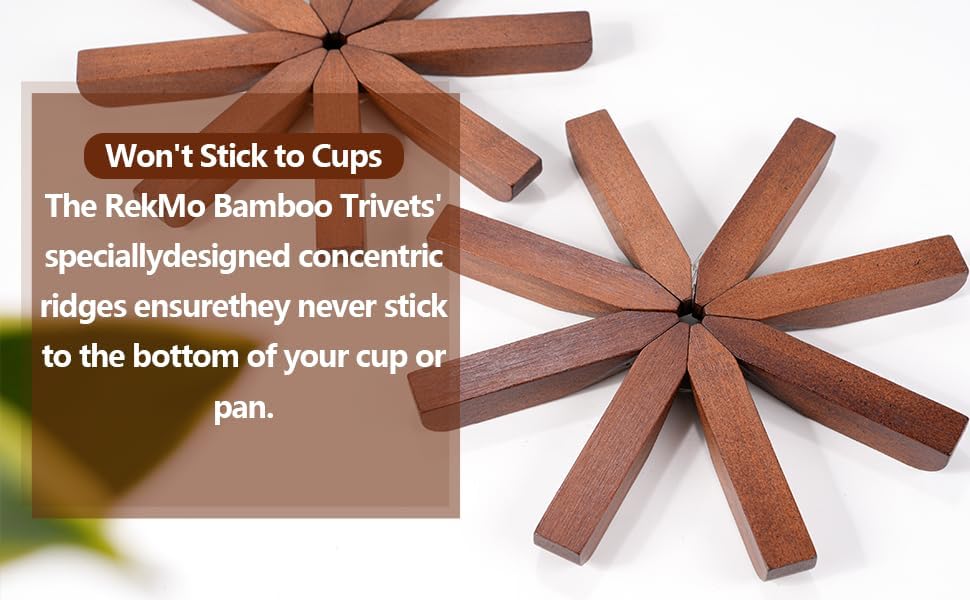 Trivets Tree Set of 3 Trivets for Hot Dishes Hot Pad Bowls and Teapots Coaster for Teapot Potholder Kitchen Gift Creative Gift, Table Decoration