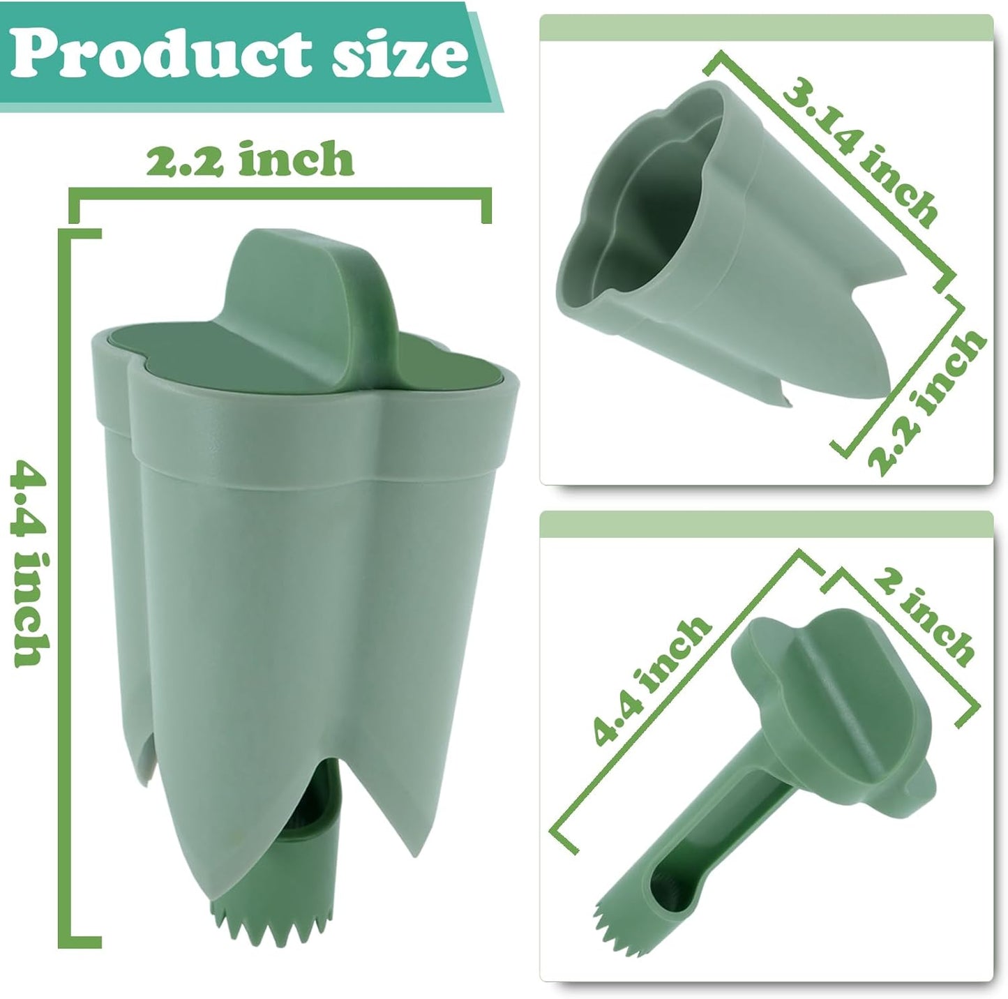 Pepper Seed Corer Remover,2 in 1 Seed Corer Extractor,Bell and Chili Pepper Coring Remover Tool,Fruit Pits Tools Kitchen for Apple and Pear,Vegetable Coring,Easy Gadgets,Kitchen Gadgets