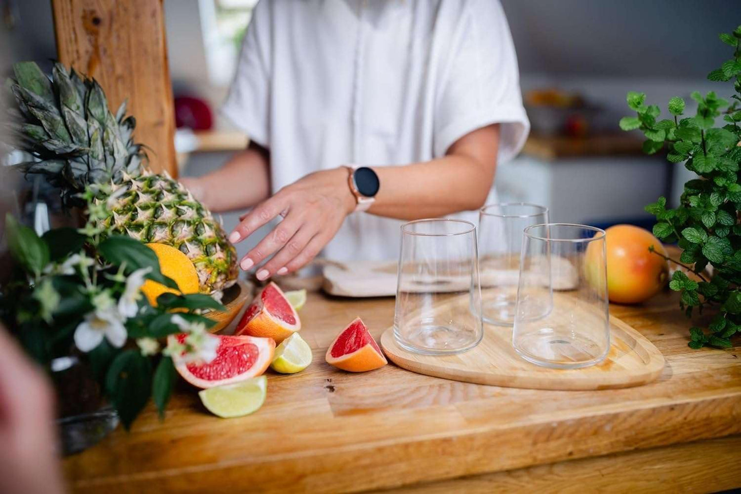 Krosno Water Glasses, 16.5 oz, Set of 12, Infinity Collection, Lead-Free Premium Crystalline Glassware, Everyday Drinking Glasses, Dishwasher Safe, Made in Europe