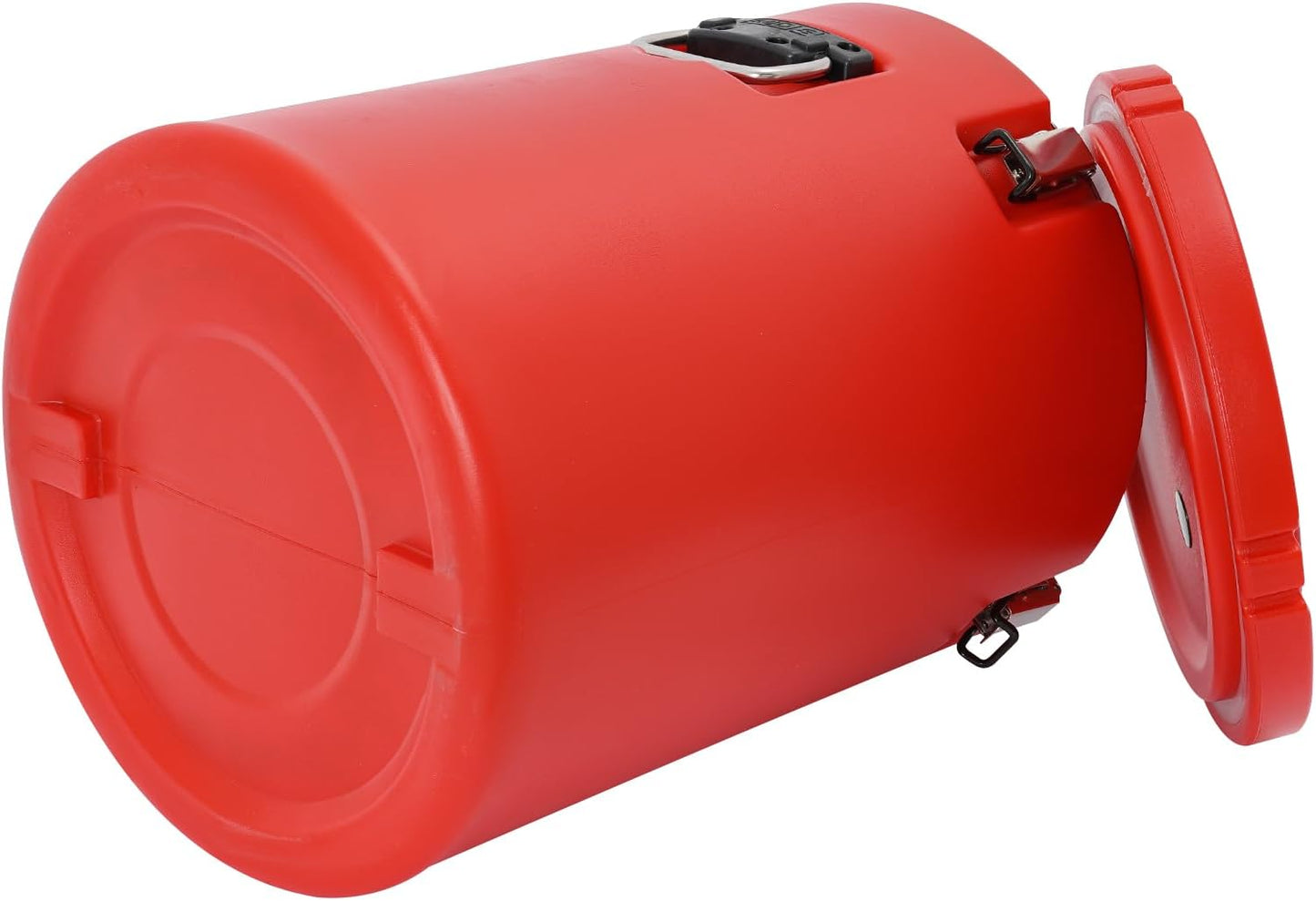 DYNAMI Large Insulated Food Container, Portable Commercial Food Warmer Insulated Soup Container Cold Hot Box for Catering,Stainless Steel Inner Liner, Sealed and Leak-proof (Red, 9.3 Gal)