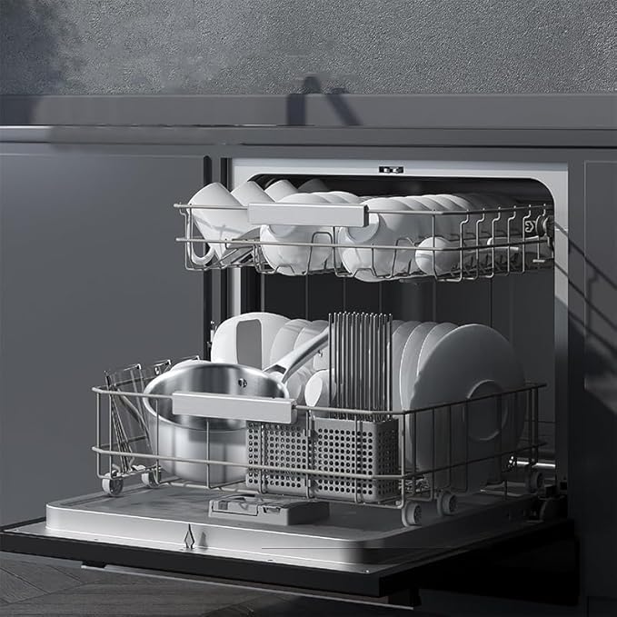 Stainless Steel pots and pans set, 6 Piece Nonstick Induction Kitchen Cookware Set, Works with Induction/Electric and Gas Cooktops, Nonstick, Oven Safe, Camping Cookware