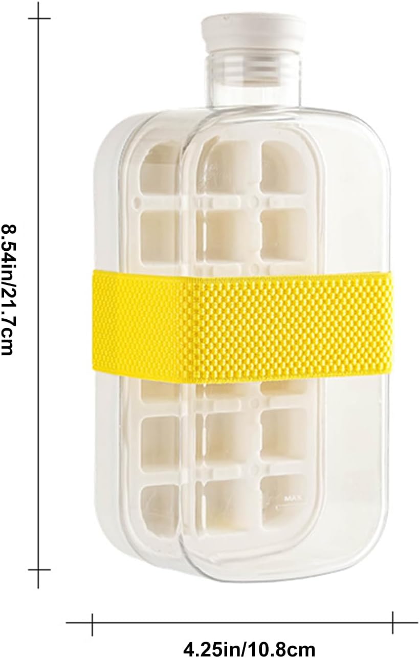 Ice Cube Tray Kettle Easy Pop Out Ice Mold for Ideal for Home Ice Making Beverage Cups Sports Water Bottles Fitness Drinks and Outdoor use (Large size)