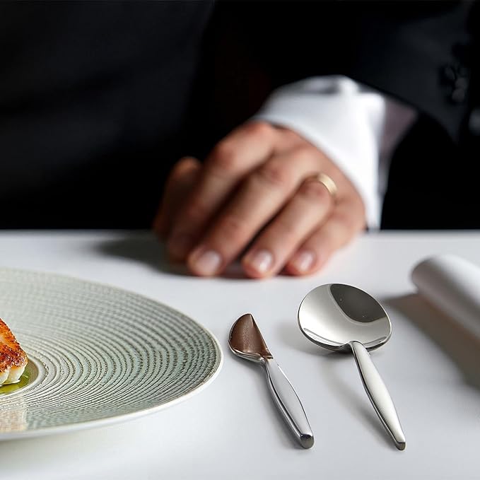 KINGSTONE Silverware Set, 60-Piece Flatware Set Cutlery Set Premium 18/10 Stainless Steel, Tableware Include Forks Knives Spoons for Home Kitchen Restaurant Wedding, Dishwasher Safe