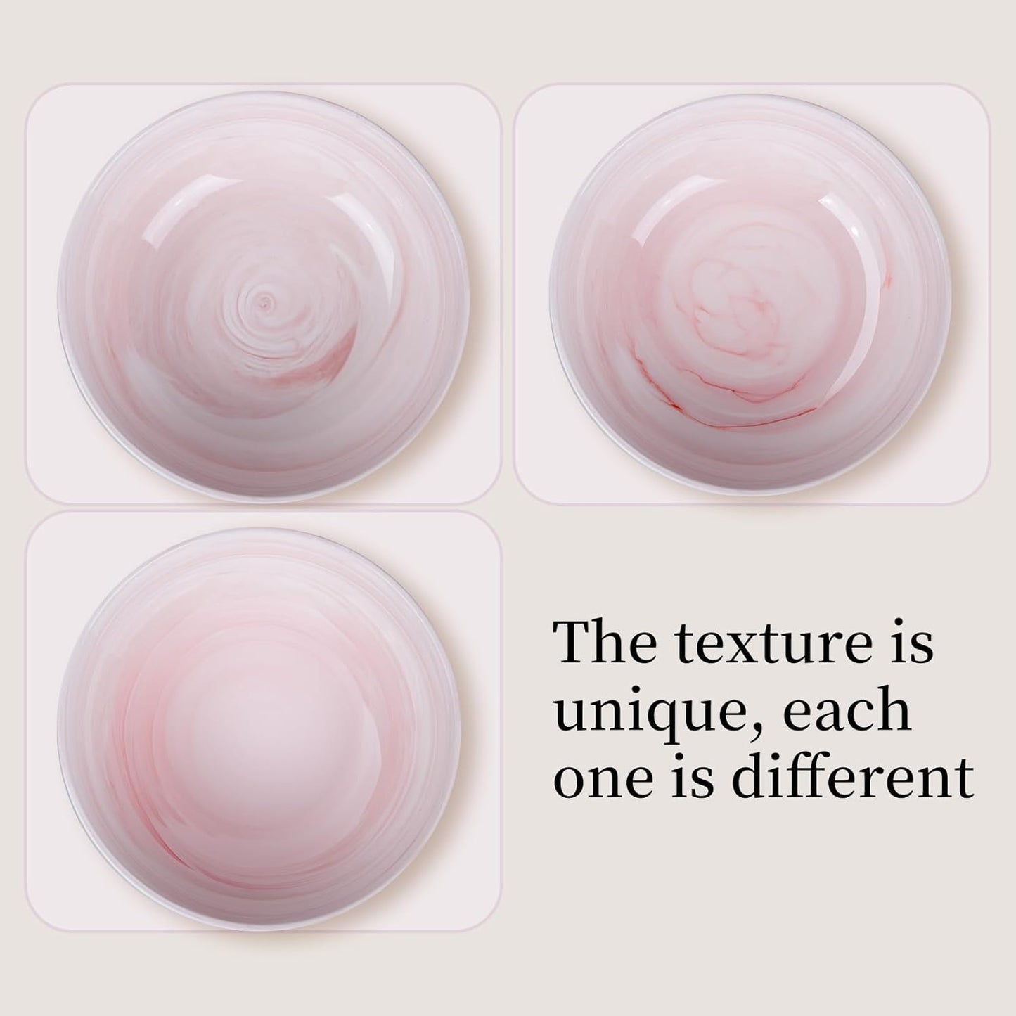 Marble-patterned Ceramic Candy Dish Small Candy Bowl for Office Desk Modern Home Decor Decorative Bowl, Pink