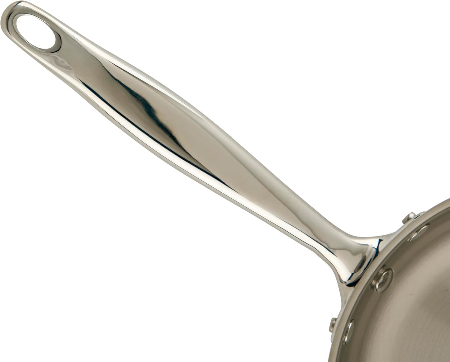 WINCO Tri-Ply Frying Pan, Silver