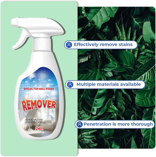 2025 Mould Cleaner Spray| Highly Effective Multi-Surface Fast-Acting Stain Remover for Kitchen, Bathroom,Wall,Tile|Wall Cleaner Spray without Damaging (8 fl oz*3)