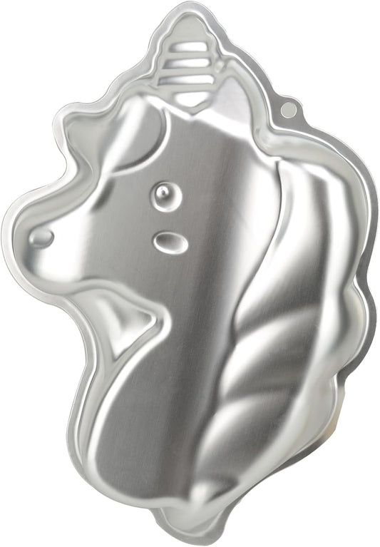Aluminum Unicorn Shaped Cake Pan Mould Cake Baking Bakeware for Birthday, Anniversary, Party, Christmas