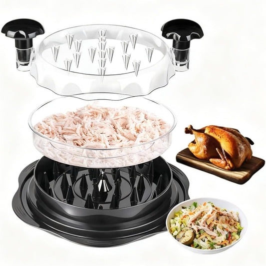 Chicken Shredder Tool Twist Large, Meal Prep, Save Time Chicken Breast Shredder Tool Twist, Meat Shredder Twist, Anti-Slip BPA Free, Shred Meat Fast, Kitchen Gadget, Shredded Chicken, Chicken Shredded