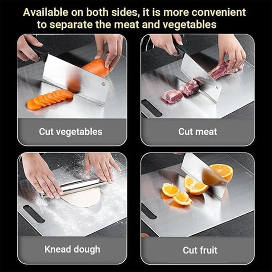 Katuchef Titanium Cutting Board, 2025 Pure Cut TitanIum Cutting Boards for Kitchen, Safe Durable Extra Large Cutting Board for Meat Fruit Vegetable (set of 3)