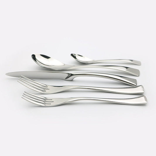 5-Piece 18/10 Stainless Steel Flatware Set, Service for 1