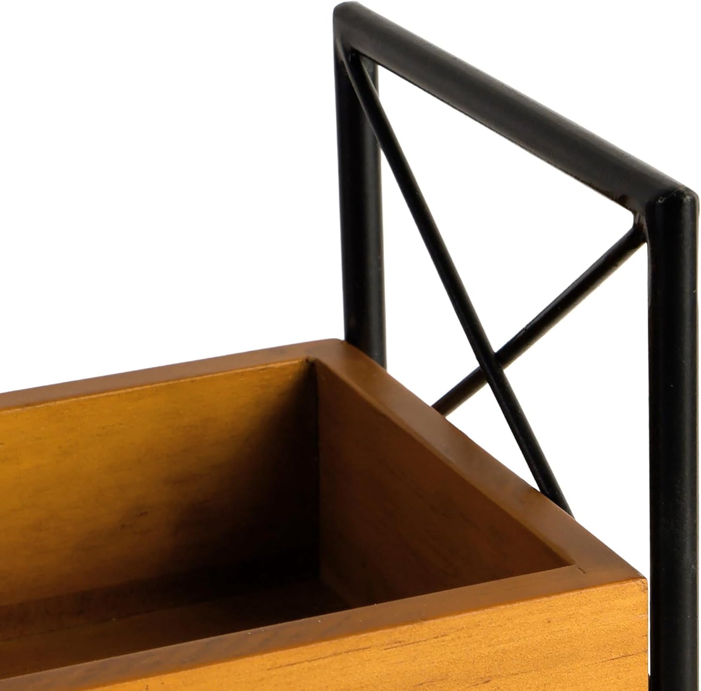 Spice Rack for Countertop 2 Tier Wooden Spice Shelf Organizer for Kitchen Cabinet, Counter or Pantry Space Saving Free Standing Spice Holder for 28 Jars, Brown