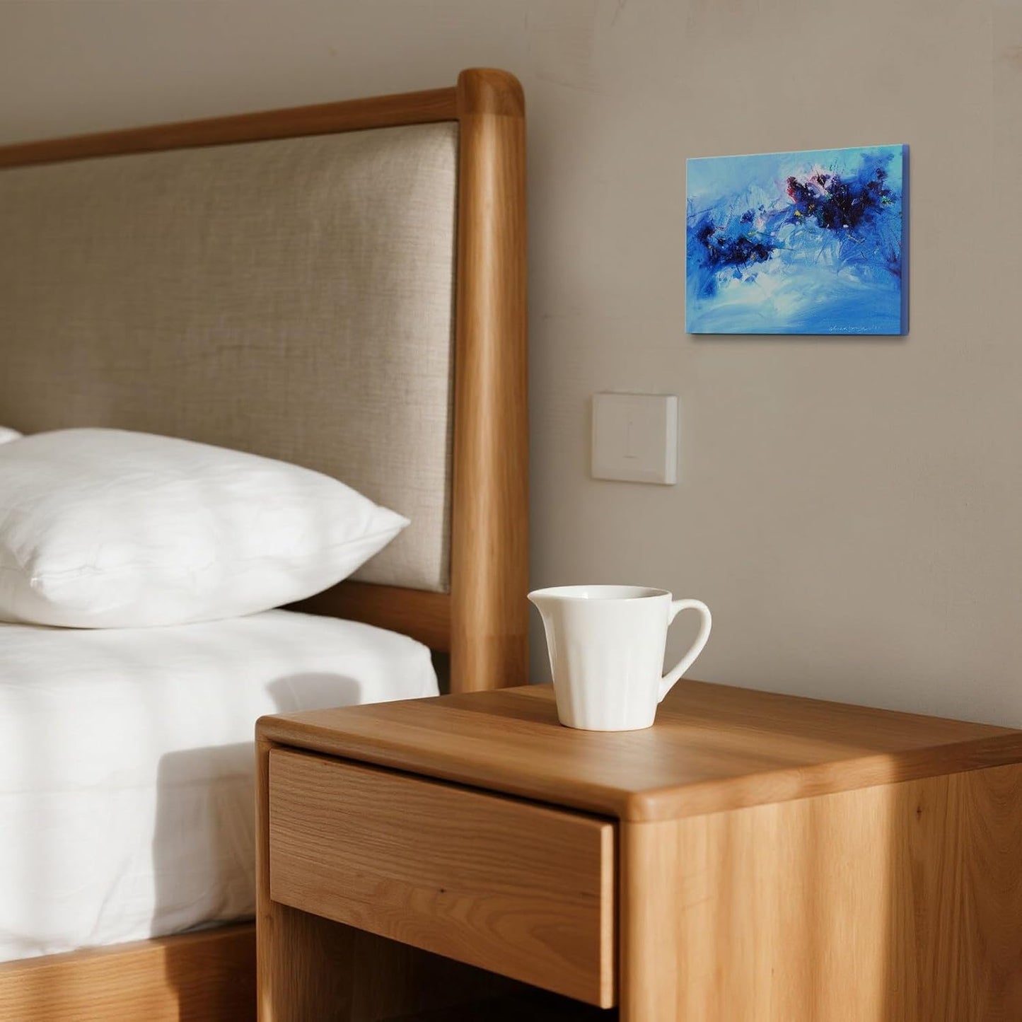 Gloliv Canvas Wall Art – Abstract Wall Decor Painting, Artist-Authorized Reproduction Canvas Prints, Modern Wall Art Decor for Living Room, Bedroom, or Office 10"x8"