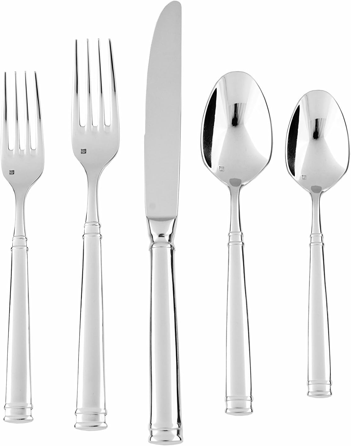 Fortessa Bistro 18/10 Stainless Steel Flatware Appetizer/Cake Fork, Set of 12