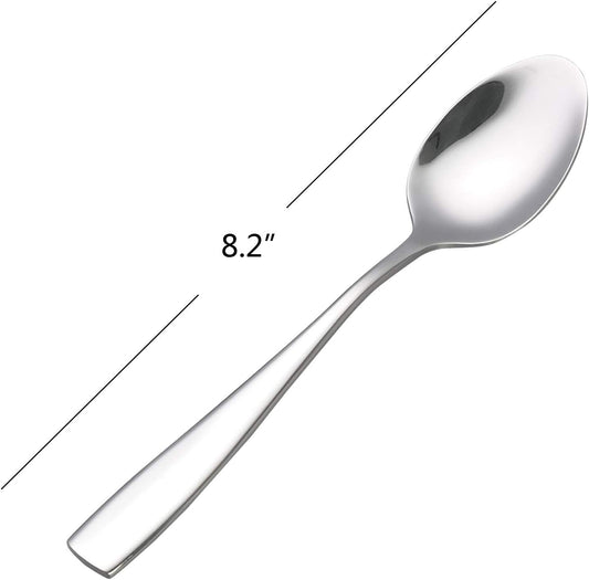 Asking 12-Piece Stainless Steel Kitchen Dinner Spoon, Cutlery Table Spoons